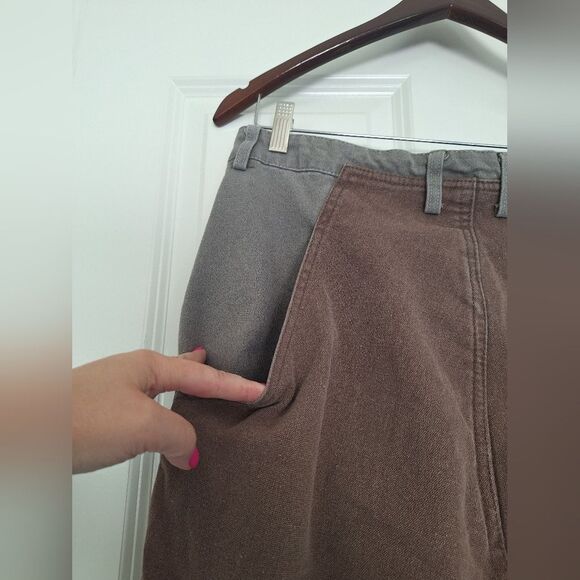 Chinism Gray Brown Linen Cotton Pant Size XXL - Picture 3 of 11